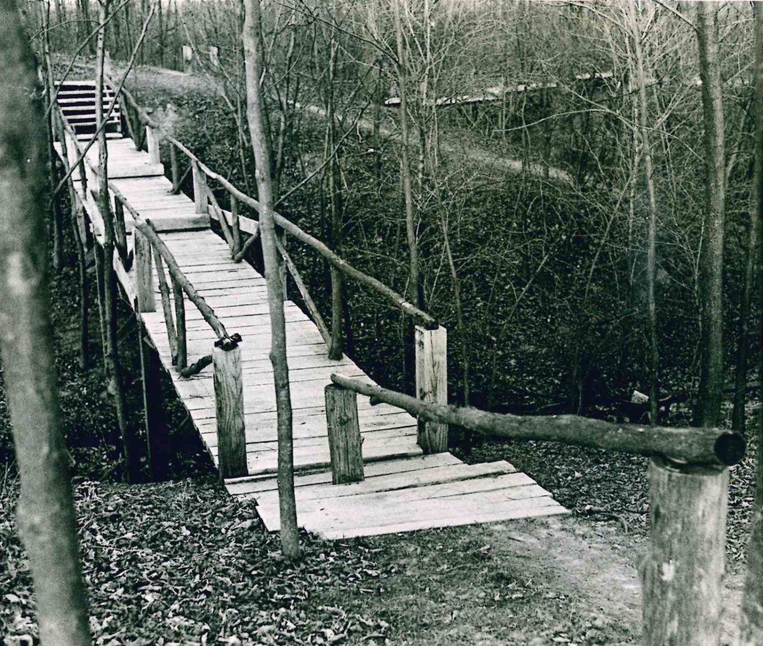 Lafferty Nature Center Wooden Bridge